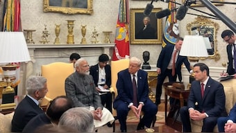 Indian PM Modi at the White House, Source: ANI