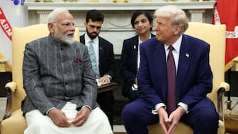 Prime Minister Narendra Modi and US President Donald Trump at the White House. (Photo: Reuters)