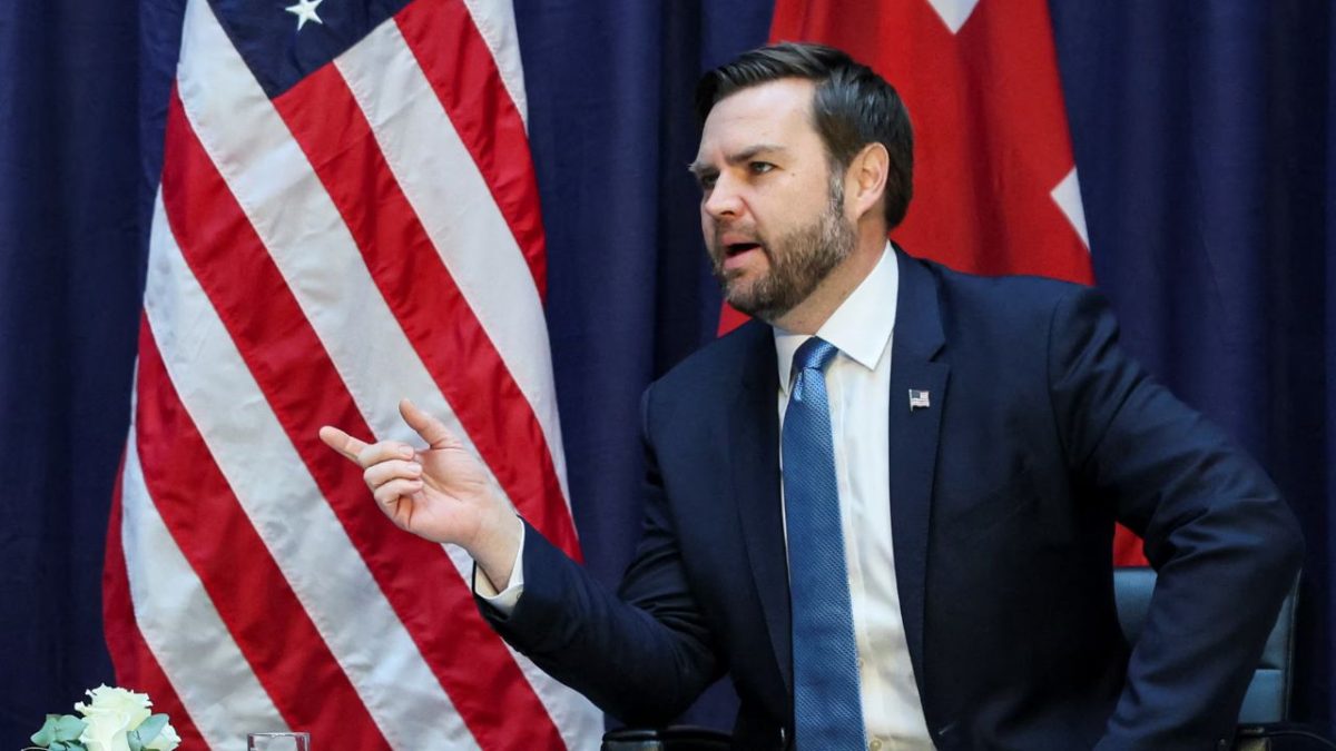 US VP JD Vance. Source: Reuters US VP JD Vance. Source: Reuters