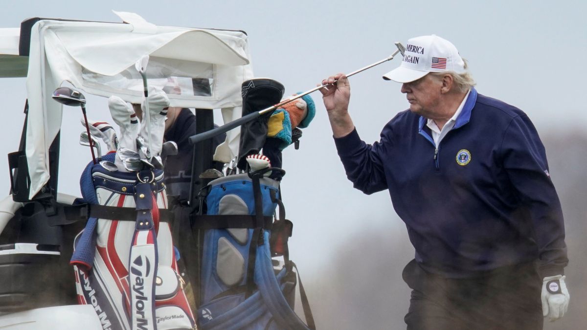 Trump pushes for spending cuts, but how much does he spend on golf trips? Trump pushes for spending cuts, but how much does he spend on golf trips?