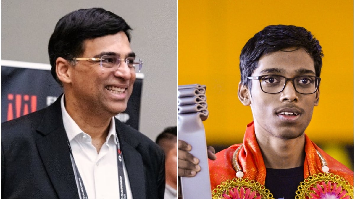 Viswanathan Anand posts witty remark after R Praggnanandhaa wins Tata Steel Chess 2025 title: 'Mere paas panch hai'