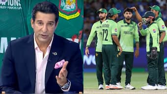 Wasim Akram criticized Pakistan cricket team and selectors after defeat to India in Champions Trophy 2025. Images: DP World Dressing Room/Reuters

