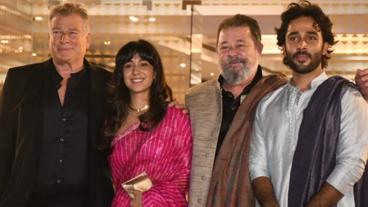 Netflix's 'Black Warrant' fame Zahan Kapoor makes rare appearance at Aadar Jain-Alekha Advani's Mehendi ceremony, video goes viral