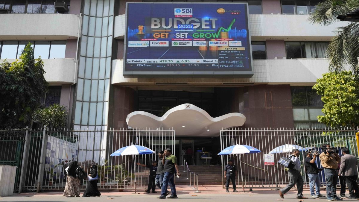 A screen showing the Union Budget at Bombay Stock Market (BSE) in Mumbai, India. AP A screen showing the Union Budget at Bombay Stock Market (BSE) in Mumbai, India. AP