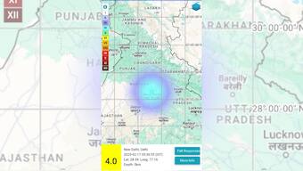 An earthquake with a magnitude of 4.0 on the Richter Scale hit New Delhi at 05:36:55 IST today. X/@NCS_Earthquake