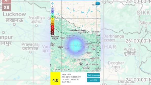 Bihar shaken: 4.0 magnitude earthquake hits Siwan district
