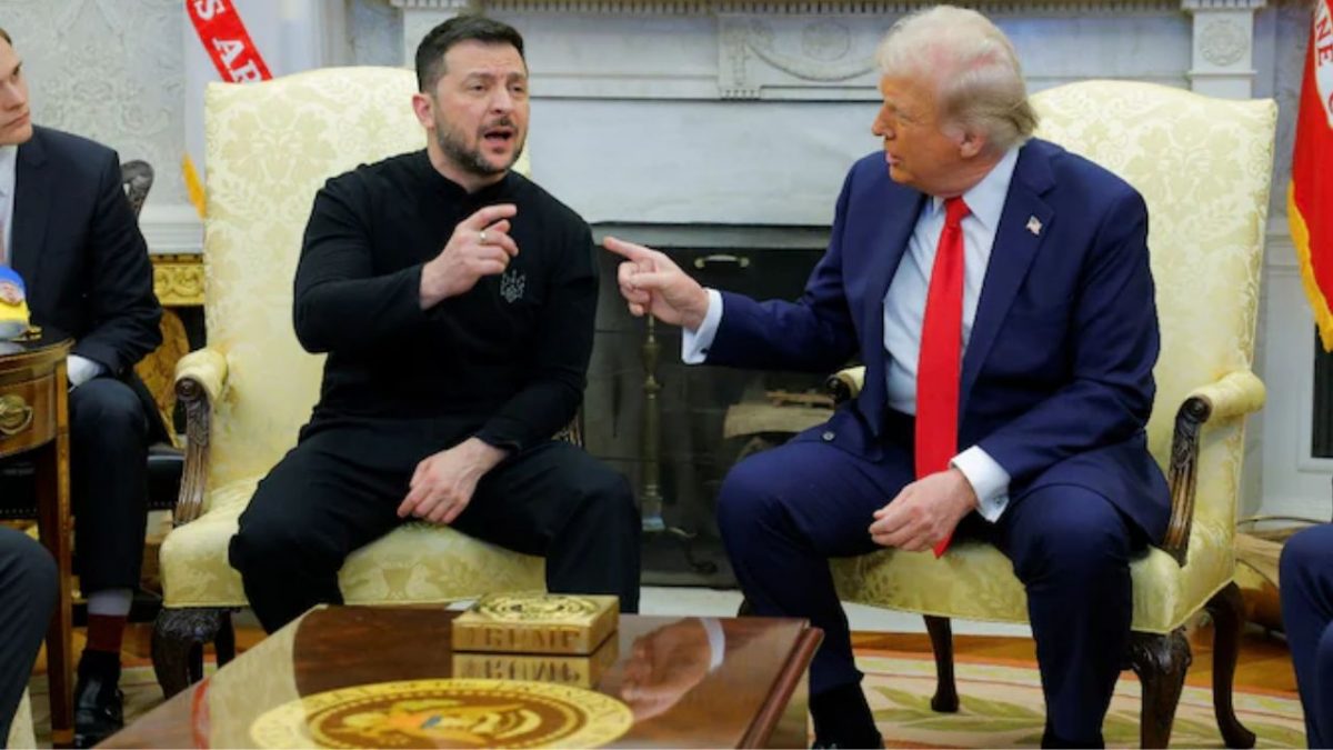 US President Donald Trump meets with Ukrainian President Volodymyr Zelenskyy at the White House in Washington, DC on February 28, 2025. (Source: Reuters) US President Donald Trump meets with Ukrainian President Volodymyr Zelenskyy at the White House in Washington, DC on February 28, 2025. (Source: Reuters)