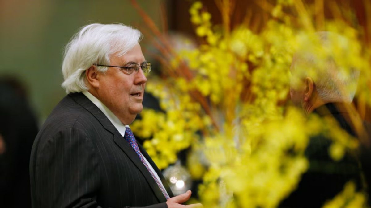 Australian Politician Clive Palmer is pictured during a dinner hosted for Japan's Prime Minister Shinzo Abe at Parliament House in Canberra, July 8, 2014. Source: Reuters Australian Politician Clive Palmer is pictured during a dinner hosted for Japan's Prime Minister Shinzo Abe at Parliament House in Canberra, July 8, 2014. Source: Reuters
