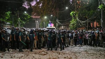File photo of students' protest in Bangladesh. Source: X