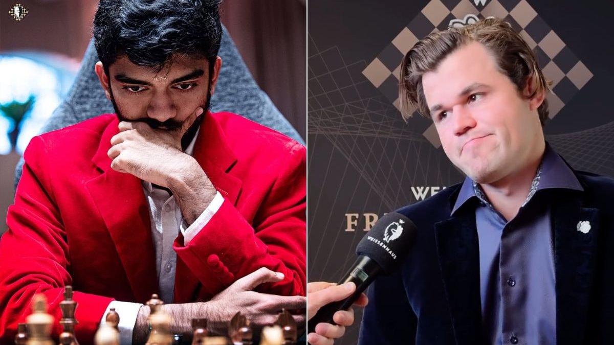 Magnus Carlsen reacts after beating world champion Gukesh: 'He was trying to do a little bit too much'