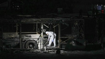 Three buses explode in Israel's Tel Aviv in 'suspected terror attack'. Image: AP
