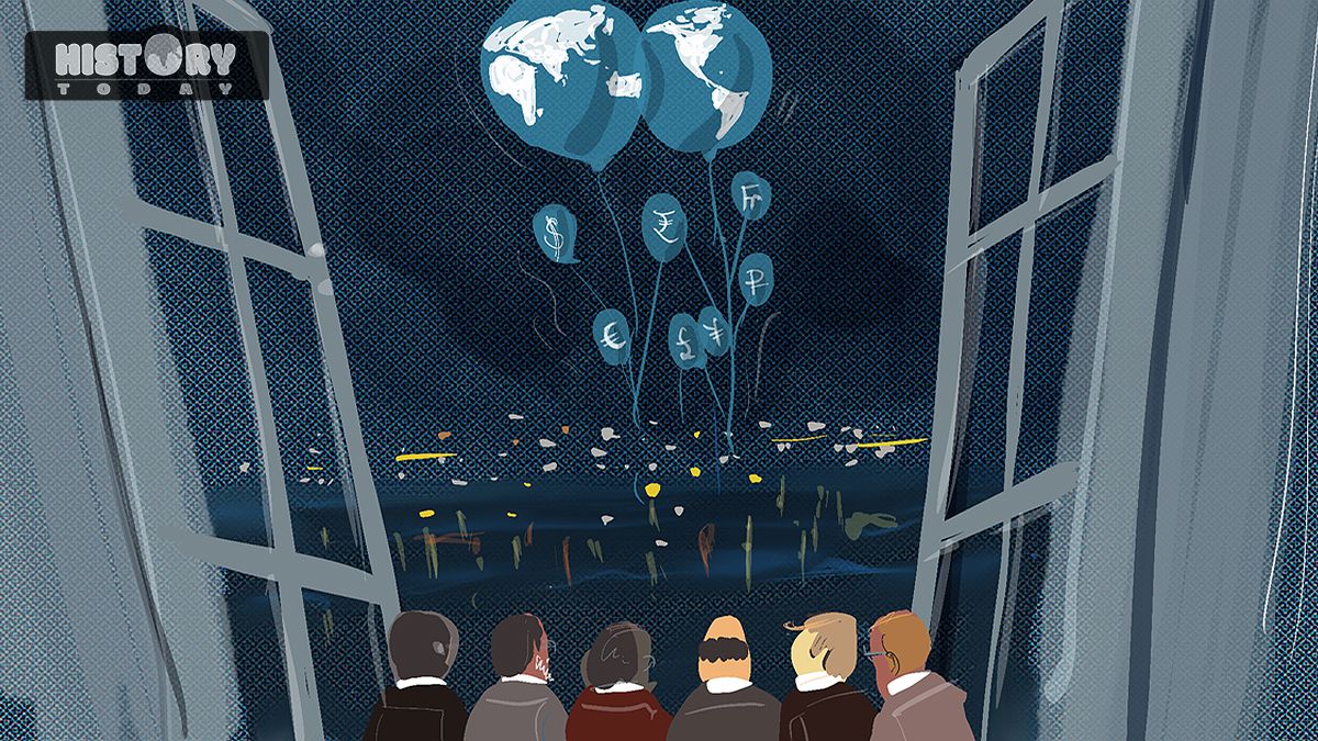 The International Monetary Fund , born out of the Bretton Woods conference during the last months of the Second World War, began operations on March 1, 1947. Illustration: Santan The International Monetary Fund , born out of the Bretton Woods conference during the last months of the Second World War, began operations on March 1, 1947. Illustration: Santan