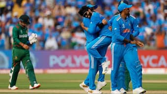 India and Bangladesh will play their opening match of CT 2025 at Dubai International Cricket Stadium. Image: Reuters