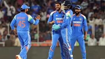 India beat England by 142 runs thanks to a great effort from bowlers. Image: Reuters