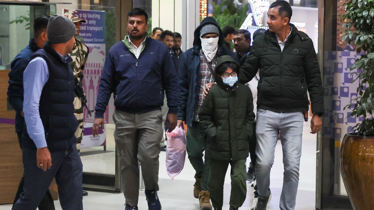 Deportation row in Parliament: ‘No women or children were restrained,’ govt cites US response Deportation row in Parliament: ‘No women or children were restrained,’ govt cites US response