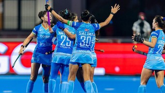 Indian women's hockey team beats Netherlands. Image: Hockey India