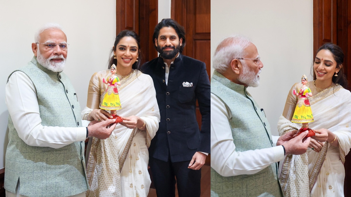 Sobhita Dhulipala gifts Andhra's 'Kondapalli Doll' to Prime Minister Narendra Modi