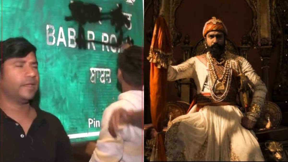 Amid Vicky Kaushal's 'Chhaava' success, youths in Delhi blacken road signs named after Mughal rulers, netizens say 'The impact of the film is clearly...'