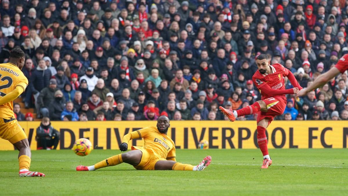 Liverpool beat Wolves 2-1 to restore lead on Premier League table. Image: AP Liverpool beat Wolves 2-1 to restore lead on Premier League table. Image: AP