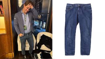 Magnus Carlsen has listed his infamous jeans at an auction site for a huge sum. Image: Carlsen/X