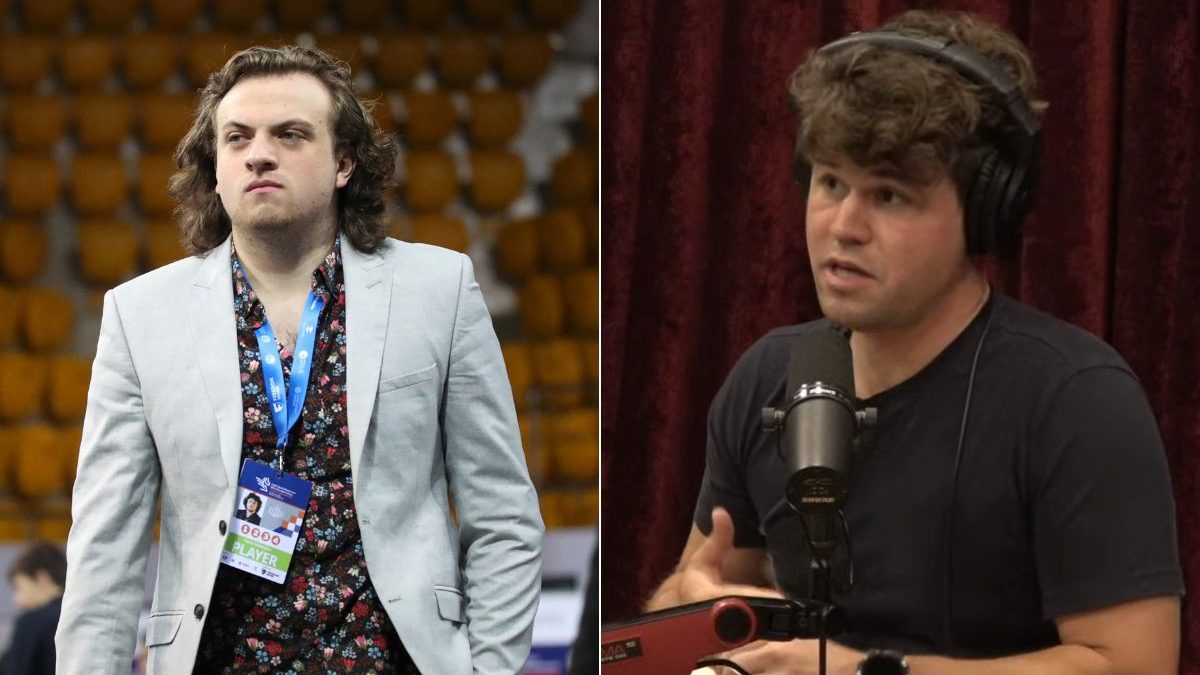 Hans Niemann wants podcast with Joe Rogan after Magnus Carlsen's appearance. Image: Reuters/YouTube - Rogan Hans Niemann wants podcast with Joe Rogan after Magnus Carlsen's appearance. Image: Reuters/YouTube - Rogan