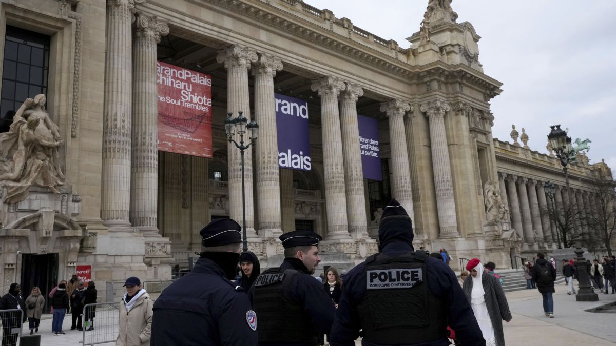 Police patrol outside of the entrance to the Grand Palais, which will be the venue for an upcoming AI Action Summit, in Paris. PM Narendra Modi will co-chair the two-day gathering, which begins February 10. AP Police patrol outside of the entrance to the Grand Palais, which will be the venue for an upcoming AI Action Summit, in Paris. PM Narendra Modi will co-chair the two-day gathering, which begins February 10. AP