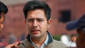 Whether it was Arvind Kejriwal’s dramatic arrest or AAP’s massive electoral defeat, Chadha is often missing at crucial moments. File image/PTI