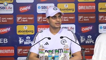 India vice-captain Shubman Gill during a press conference. Image: BCCI