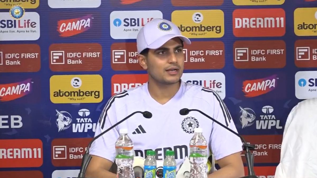 India vice-captain Shubman Gill during a press conference. Image: BCCI India vice-captain Shubman Gill during a press conference. Image: BCCI