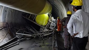 Rescue teams are working against the clock, deploying heavy machinery and expert crews including Army personnel to remove the debris at SLBC Tunnel that collapsed on Saturday. However, as time passes, the situation is becoming increasingly grim. ANI