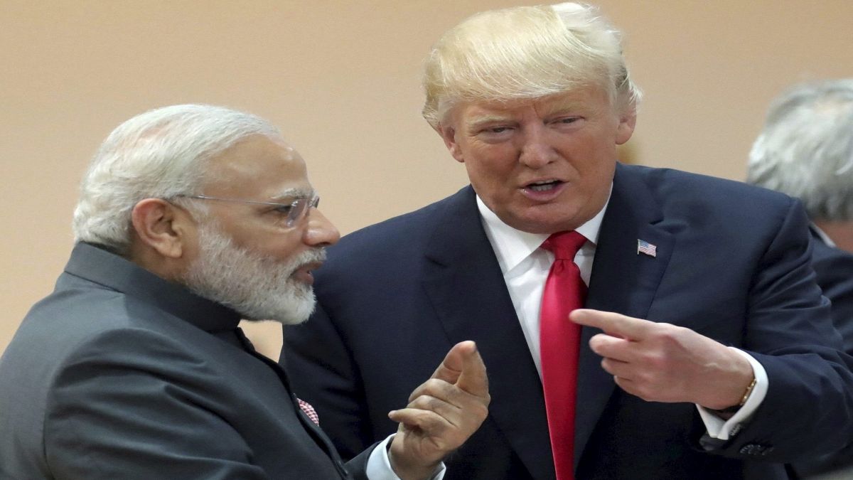 India's Prime Minister Narendra Modi, in conversation with US President Donald Trump. The US president has spared India right now from his tariff war. File image/AP India's Prime Minister Narendra Modi, in conversation with US President Donald Trump. The US president has spared India right now from his tariff war. File image/AP