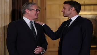Macron, Starmer to visit Washington next week amid Trump-guided Ukraine talks, says NSA Mike Waltz.  File image/Reuters