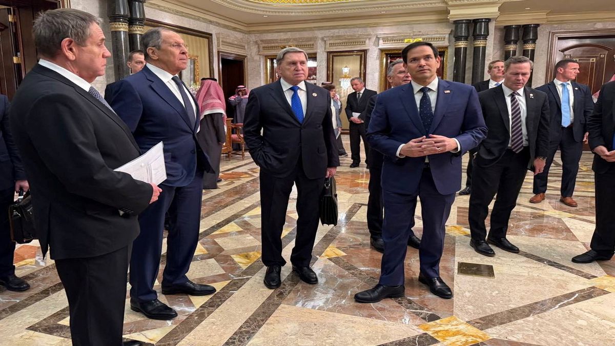US Secretary of State Marco Rubio, Russian Foreign Minister Sergey Lavrov, Russian President Vladimir Putin's foreign policy advisor Yuri Ushakov and members of the delegations attend talks at Diriyah Palace in Riyadh, Saudi Arabia. Reuters file US Secretary of State Marco Rubio, Russian Foreign Minister Sergey Lavrov, Russian President Vladimir Putin's foreign policy advisor Yuri Ushakov and members of the delegations attend talks at Diriyah Palace in Riyadh, Saudi Arabia. Reuters file
