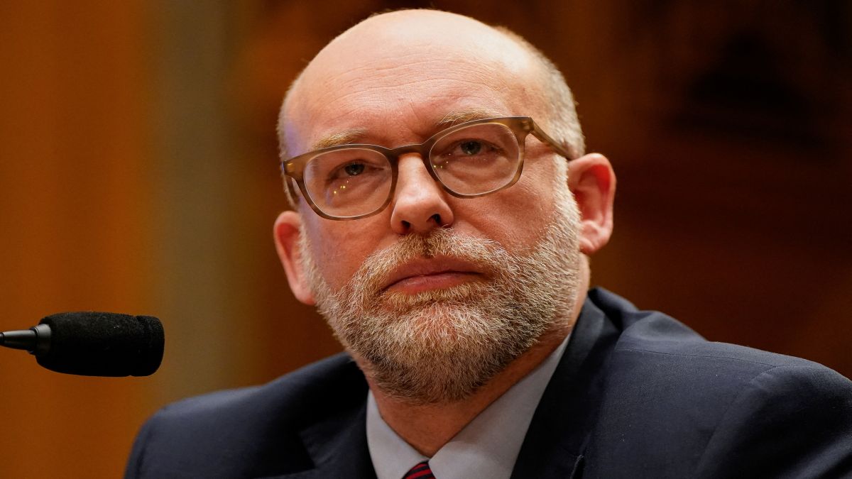 Russell Vought, US President Donald Trump’s nominee to be director of the Office of Management and Budget, testifies during a Senate Homeland Security and Governmental Affairs Committee confirmation hearing on Capitol Hill in Washington. Reuters Russell Vought, US President Donald Trump’s nominee to be director of the Office of Management and Budget, testifies during a Senate Homeland Security and Governmental Affairs Committee confirmation hearing on Capitol Hill in Washington. Reuters
