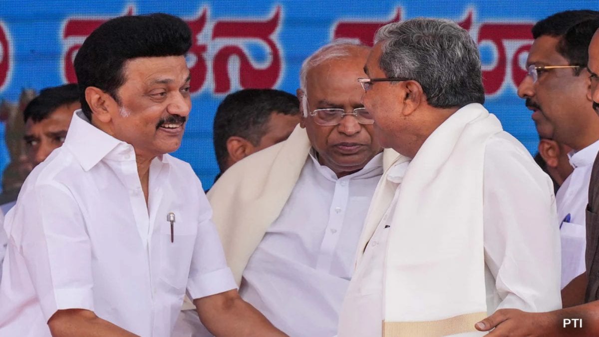 Stalin calls for ‘fair delimitation’ as he leads 'historic' opposition meet in Chennai Stalin calls for ‘fair delimitation’ as he leads 'historic' opposition meet in Chennai