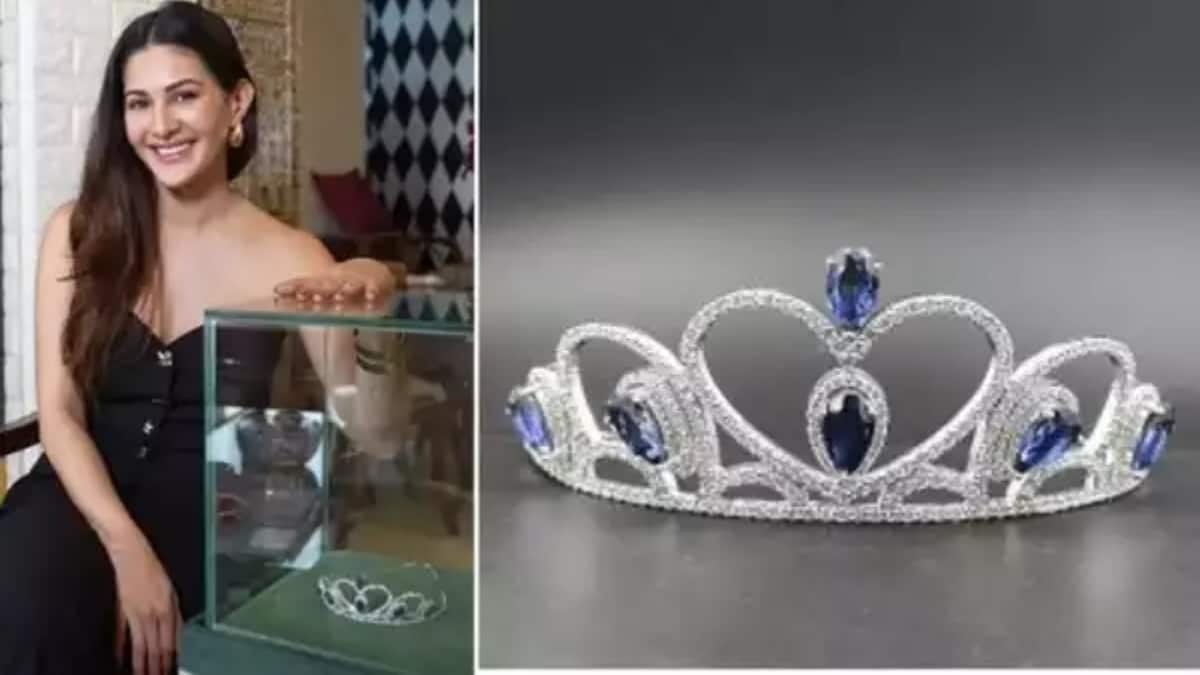 Actress Amyra Dastur unveils the Diamond Crown for India's biggest Paw Pageant