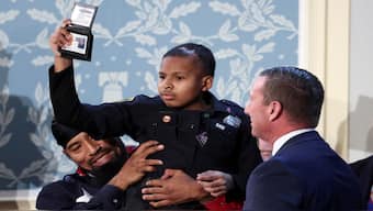 DJ Daniels, a 13-year-old from Texas, was diagnosed with rare cancer in 2018. Reuters