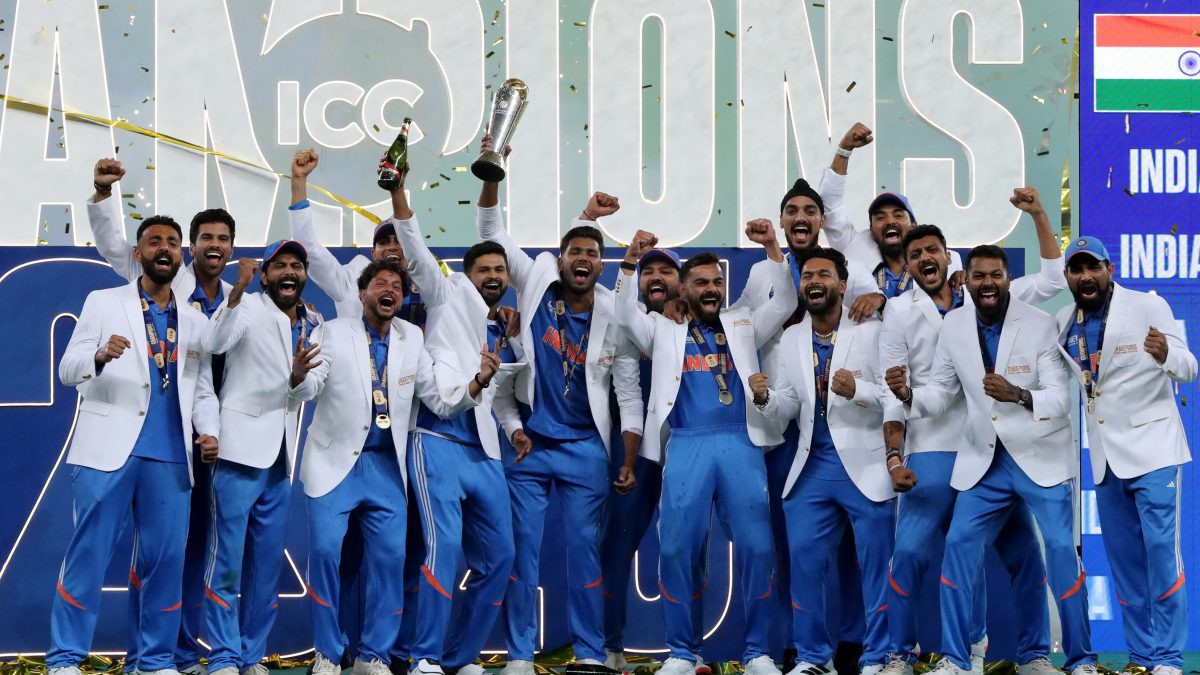 India become the most successful team in Champions Trophy history by winning their third title. Image: Reuters
India become the most successful team in Champions Trophy history by winning their third title. Image: Reuters