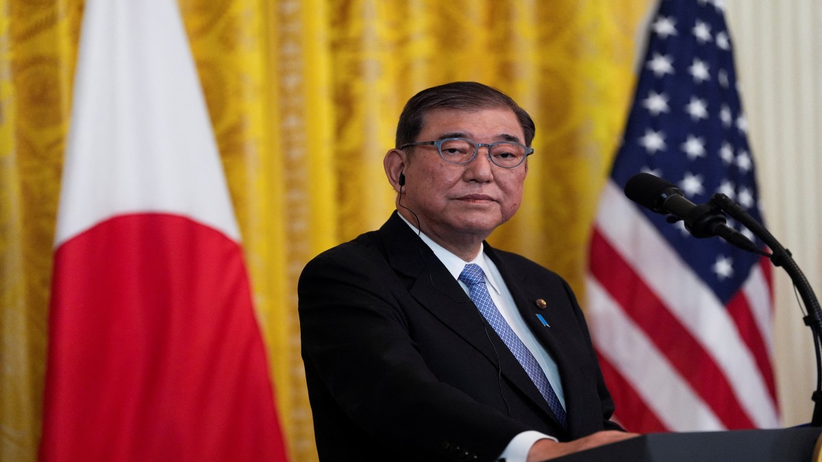 Japanese Prime Minister Shigeru Ishiba attends a joint press conference with US President Donald Trump in the East Room at the White House in Washington, US, February 7, 2025. Reuters file Japanese Prime Minister Shigeru Ishiba attends a joint press conference with US President Donald Trump in the East Room at the White House in Washington, US, February 7, 2025. Reuters file