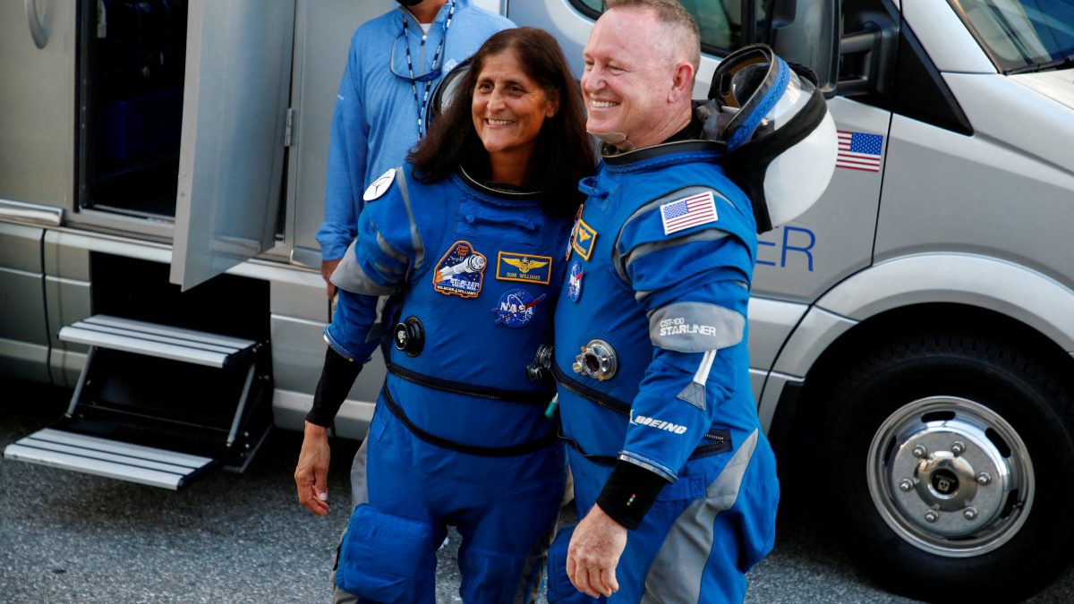 NASA astronauts Butch Wilmore and Suni Williams pose for a picture at NASA's Kennedy Space Center, ahead of Boeing's Starliner-1 Crew Flight Test (CFT) mission on a United Launch Alliance Atlas V rocket to the International Space Station, in Cape Canaveral, Florida, U.S. File image/ Reuters NASA astronauts Butch Wilmore and Suni Williams pose for a picture at NASA's Kennedy Space Center, ahead of Boeing's Starliner-1 Crew Flight Test (CFT) mission on a United Launch Alliance Atlas V rocket to the International Space Station, in Cape Canaveral, Florida, U.S. File image/ Reuters