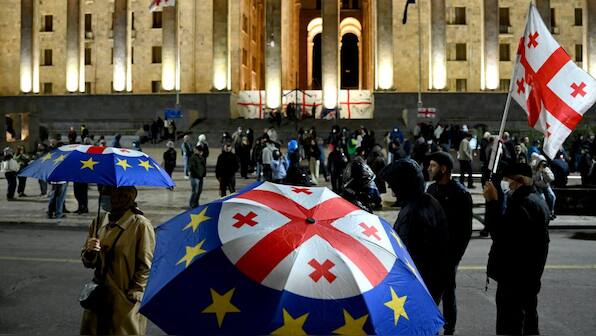 Georgian protesters hit with massive fines amid anti-government demonstrations