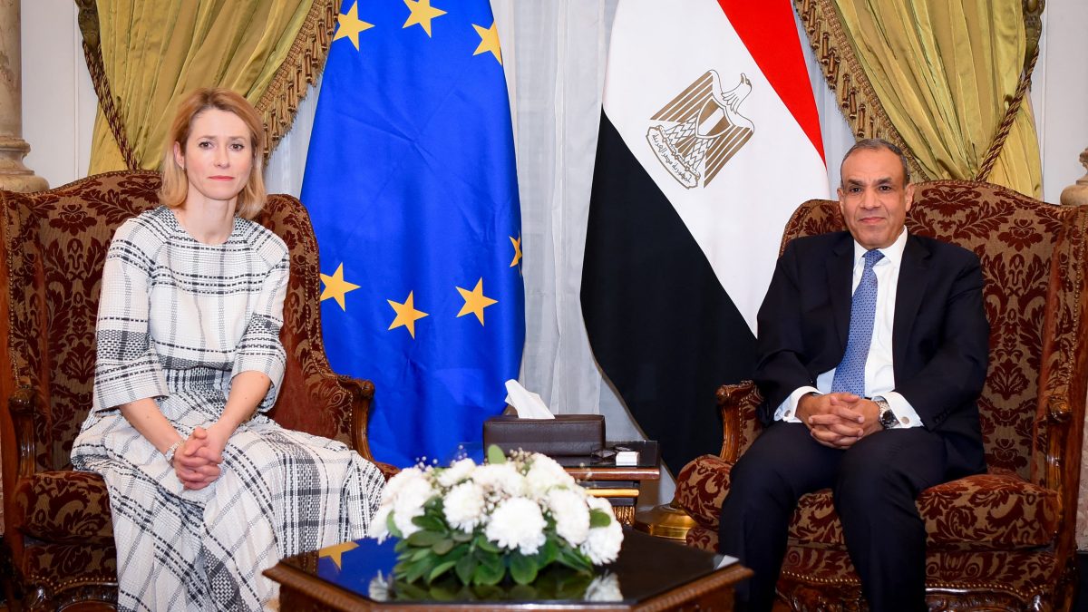 This handout picture released by the Egyptian Ministry of Foreign Affairs shows Egypt's Foreign Minister Badr Abdelatty (R) receiving the European's High Representative of the Union for Foreign Affairs and Security Policy Kaja Kallas at the Foreign Ministry headquarters in Tahrir Palace in central Cairo. AFP This handout picture released by the Egyptian Ministry of Foreign Affairs shows Egypt's Foreign Minister Badr Abdelatty (R) receiving the European's High Representative of the Union for Foreign Affairs and Security Policy Kaja Kallas at the Foreign Ministry headquarters in Tahrir Palace in central Cairo. AFP