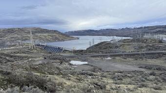 The Grand Coulee Dam, the largest hydropower generator in North America is located in Coulee Dam, Wash., is run by the Bureau of Reclamation, is shown near the Columbia River. AP