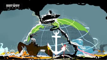 On March 24, 1989, the oil tanker Exxon Valdez ran aground in Prince William Sound, Alaska, spilling approximately 11 million gallons of crude oil. Illustration: Santan