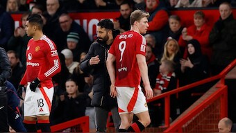 Ruben Amorim's record at Man United has been quite bad. Image: Reuters
