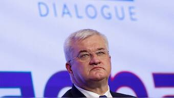 Ukrainian Foreign Minister Andrii Sybiha attends Raisina Dialogue in New Delhi, India, March 18, 2025. Reuters