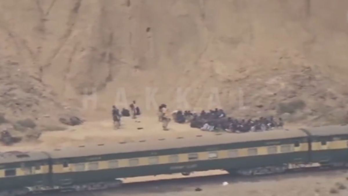 Pakistan train hijack: Video claiming to show Baloch militants targeting Jaffar Express surfaces online Pakistan train hijack: Video claiming to show Baloch militants targeting Jaffar Express surfaces online