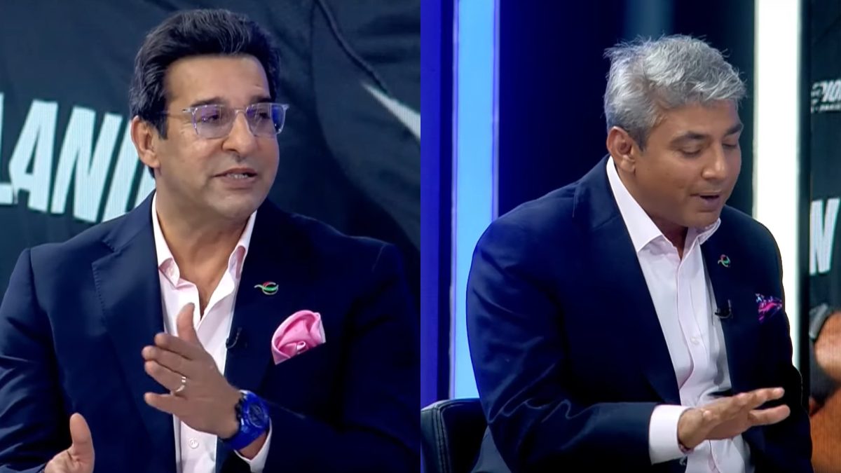 Wasim Akram and Ajay Jadeja preview India vs New Zealand Champions Trophy final. Image: DP World Dressing Room
Wasim Akram and Ajay Jadeja preview India vs New Zealand Champions Trophy final. Image: DP World Dressing Room