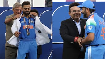 The Champions Trophy 2025 presentation ceremony was led by ICC chairman Jay Shah and BCCI president Roger Binny. Images: ICC

