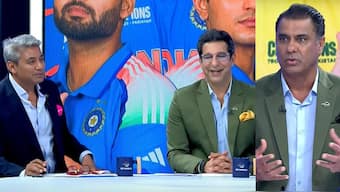 Cricket legends Wasim Akram, Waqar Younis and Ajay Jadeja hailed Team India, Virat Kohli and captain Rohit Sharma after they reached Champions Trophy 2025 final. Images: DP World Dressing Room

